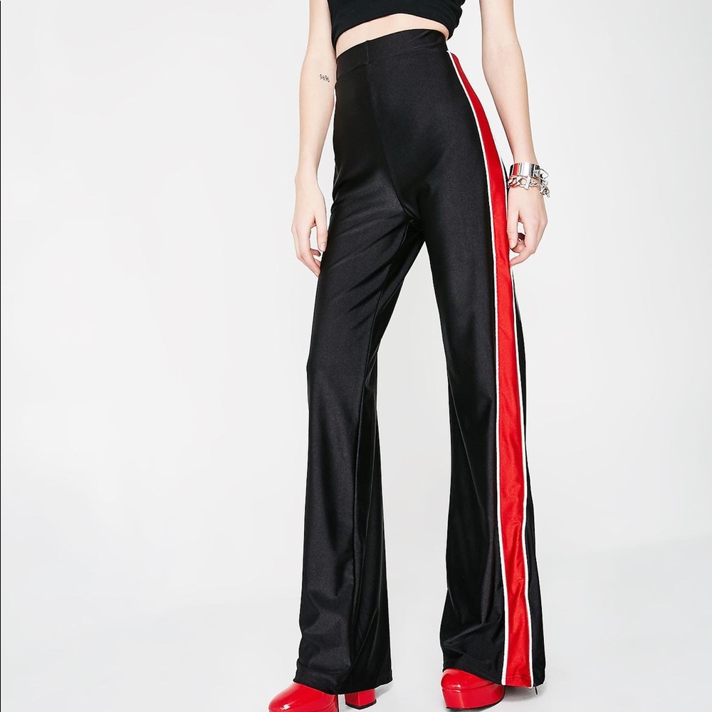 Dolls Kill contrast high waist pants